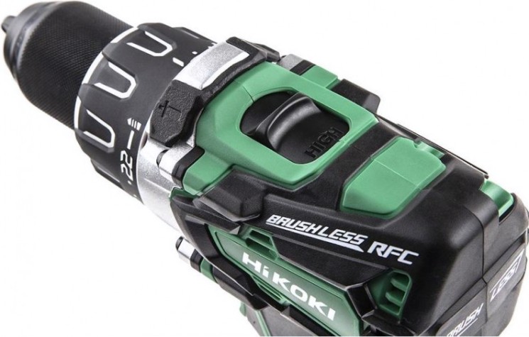 Аккумуляторная дрель-шуруповерт HiKOKI DS 18 DBL2 с бесщеточным двигателем [DS18DBL2RJZ]