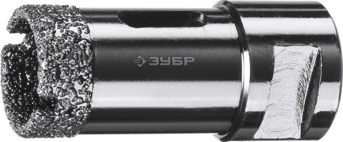 Алмазная коронка для сухого сверления ЗУБР d=25 х 35, M14 Профессионал [29865-25]