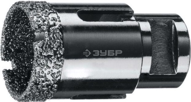 Алмазная коронка для сухого сверления ЗУБР d=32 х 35, M14 Профессионал [29865-32]