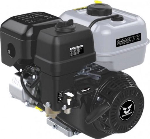 Бензиновый двигатель ZONGSHEN GB 270 9 л.с. (вал 25,4 мм, нестандартный) [1T90QW270]