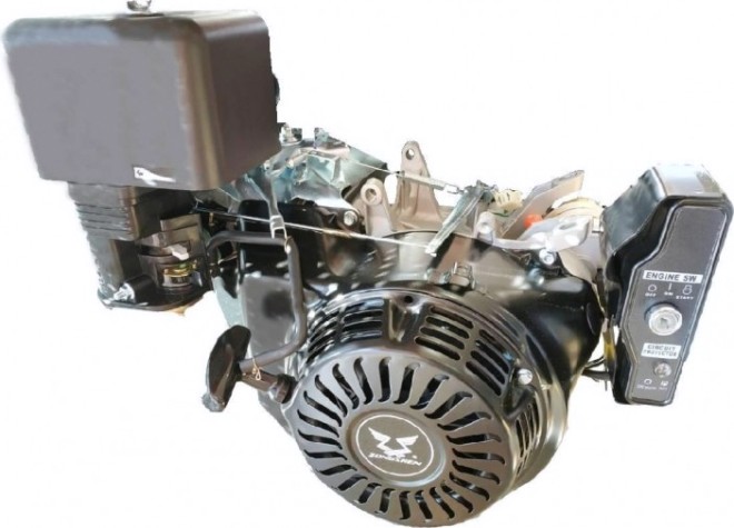 Бензиновый двигатель ZONGSHEN ZS 190 FE 15 л.с. (вал 25 мм, без бака, эл. стартер) [1T90QW19B]