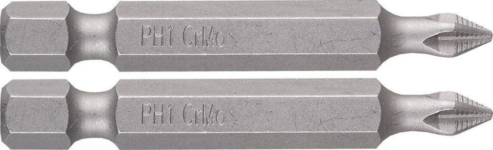Бита для заворачивания ЗУБР МАСТЕР кованые, e 1/4", ph1, 50мм, 2шт [26001-1-50-2]