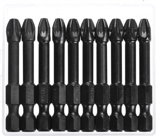 Бита для заворачивания ЗУБР ПРОФЕССИОНАЛ e 1/4", pz3, 50мм, 10шт [26023-3-50-S10]