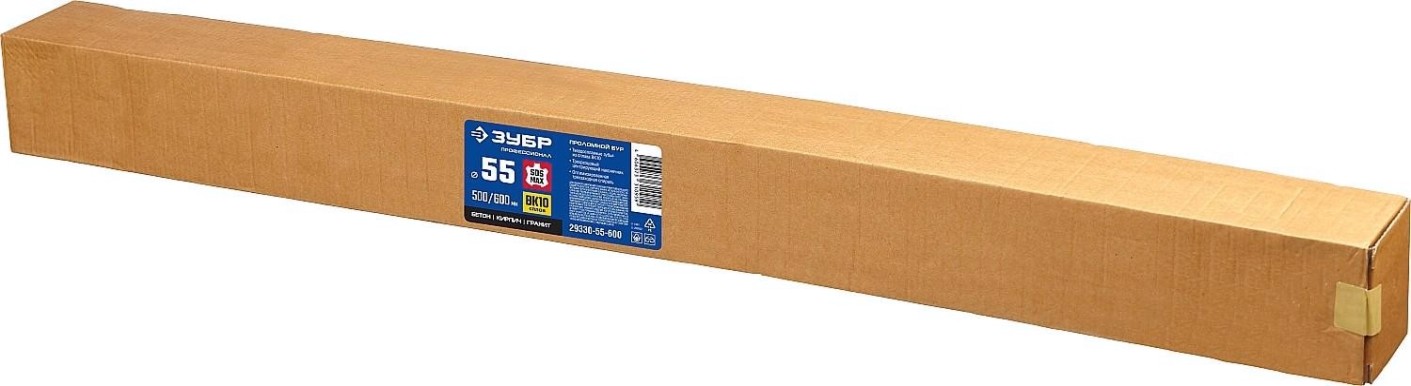 Бур проломный SDS-Max ЗУБР ПРОФЕССИОНАЛ 55х500/600 мм [29330-55-600]