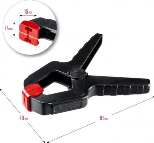Cтрубцина легкая ЗУБР МАСТЕР мз-50 пружинный зажим 50/50 мм, [32247-5]