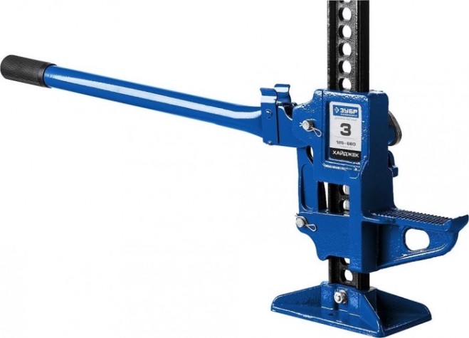 Домкрат реечный ЗУБР High Jack (3 т - 125/660 мм) [43045-3-070_z01]