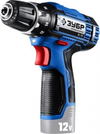 Дрель-шуруповерт аккумуляторная ЗУБР DL-121 без АКБ и З/У Профессионал
