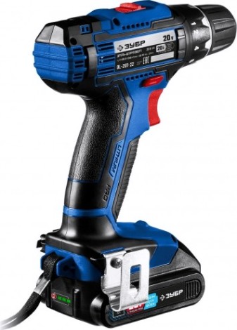 Дрель-шуруповерт аккумуляторная ЗУБР DL-201-22 Профессионал