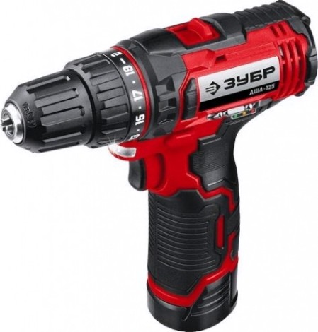 Дрель-шуруповерт аккумуляторная ЗУБР ДШЛ-125-22