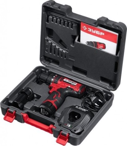 Дрель-шуруповерт аккумуляторная ЗУБР ДШЛ-125-22