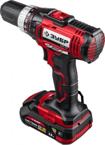 Дрель-шуруповерт аккумуляторная ЗУБР ДШЛ-185-22