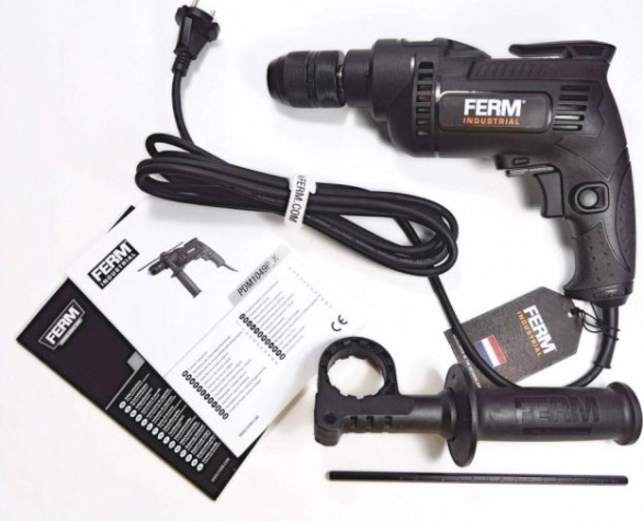 Дрель ударная сетевая FERM PDM1049P_K