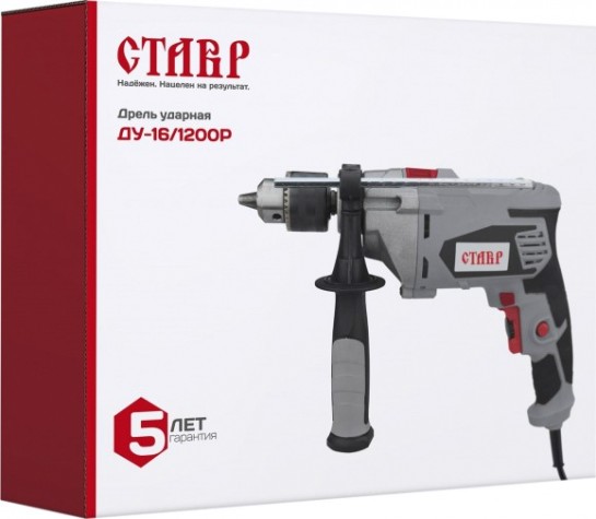 Дрель ударная сетевая СТАВР ДУ-16/1200Р [ст16-1200р]