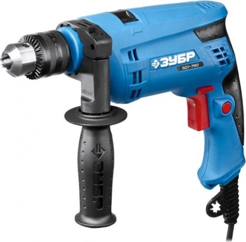 Дрель ударная сетевая ЗУБР ЗДУ-780 ЭРМ2 Профессионал