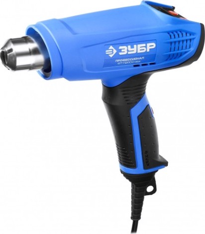 Фен строительный ЗУБР ФТ-П2000 М2ДК Профессионал