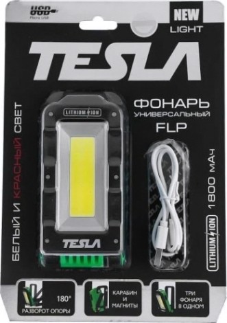 Фонарь TESLA FLP 3Вт 250 Лм универсальный [310-037]