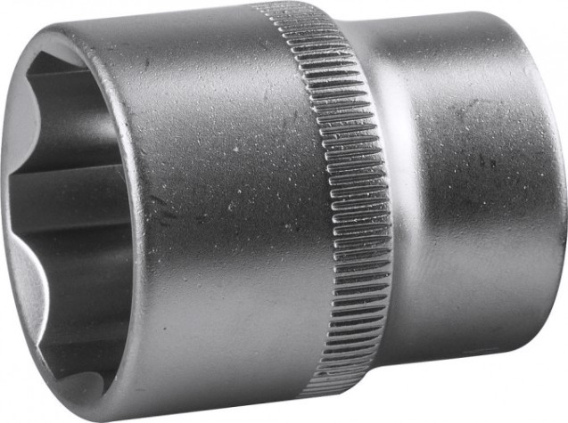 Головка шестигранная с посадкой 1/2" ЗУБР МАСТЕР SUPER LOCK 24 мм, торцовая cr-v, хром покрытие [27725-24_z02]