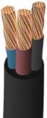 Кабель силовой ЗУБР КГтп 3x1.5 mm2 гибкий 50 м, гост 24334-80 [60011-50]