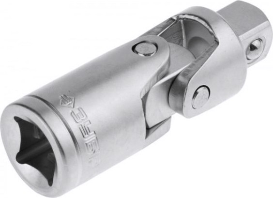 Кардан ЗУБР ЭКСПЕРТ 1/2" шарнир, cr-v, хроматированное покрытие [27723-1/2]