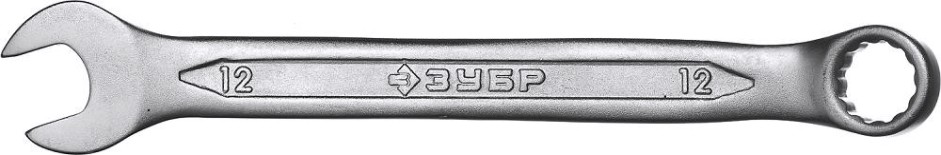 Ключ комбинированный ЗУБР МАСТЕР гаечный 12 мм, [27087-12_z01]