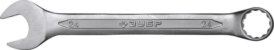 Ключ комбинированный ЗУБР МАСТЕР гаечный 24 мм, [27087-24_z01]
