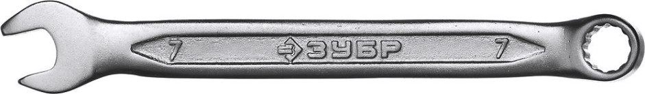 Ключ комбинированный ЗУБР МАСТЕР гаечный 7 мм, [27087-07]
