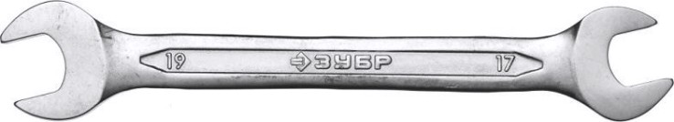 Ключ рожковый ЗУБР 17 x 19 мм 27010-17-19 [27010-17-19_z01]