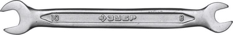 Ключ рожковый ЗУБР 8 x 10 мм 27010-08-10 [27010-08-10_z01]