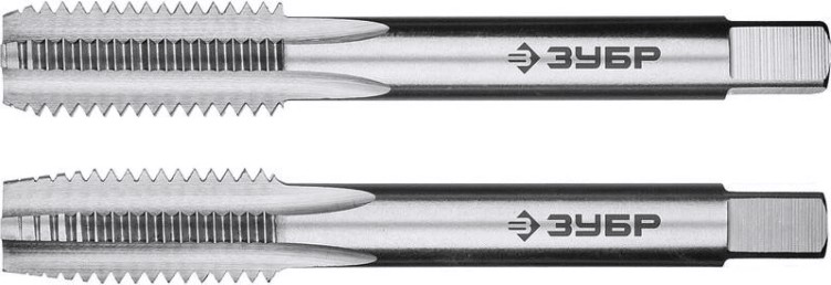 Комплект метчиков ЗУБР машинно-ручных М12x1.5мм, сталь Р6М5 [4-28007-12-1.5-H2_z01]