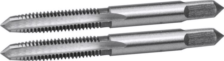 Комплект метчиков ЗУБР ручных М6x1.мм сталь 9хс [4-28006-06-1.0-H2]