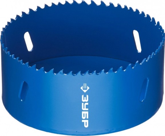 Коронка биметаллическая ЗУБР ЭКСПЕРТ 102 мм, быстрорежущая сталь [29531-102_z01]