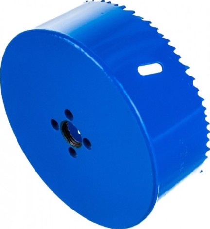 Коронка биметаллическая ЗУБР ЭКСПЕРТ 121 мм, быстрорежущая сталь [29531-121_z01]