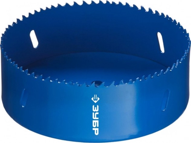 Коронка биметаллическая ЗУБР ЭКСПЕРТ 127 мм, быстрорежущая сталь [29531-127_z01]