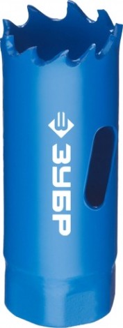 Коронка биметаллическая ЗУБР ЭКСПЕРТ 19 мм, быстрорежущая сталь [29531-019_z01]