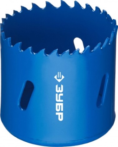 Коронка биметаллическая ЗУБР ЭКСПЕРТ 48 мм, быстрорежущая сталь [29531-048_z01]