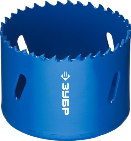 Коронка биметаллическая ЗУБР ЭКСПЕРТ 60 мм, быстрорежущая сталь [29531-060_z01]