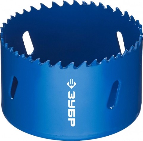 Коронка биметаллическая ЗУБР ЭКСПЕРТ 73 мм, быстрорежущая сталь [29531-073_z01]