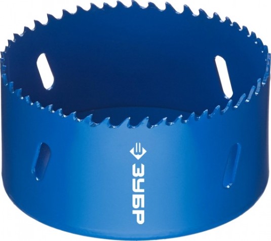 Коронка биметаллическая ЗУБР ЭКСПЕРТ 89 мм, быстрорежущая сталь [29531-089_z01]