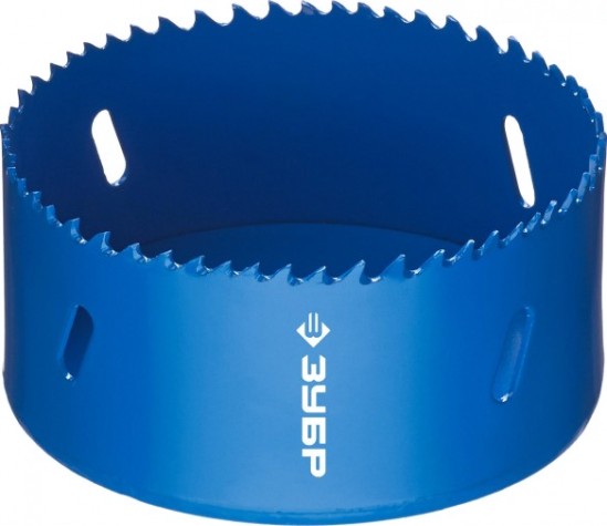 Коронка биметаллическая ЗУБР ЭКСПЕРТ 95 мм, быстрорежущая сталь [29531-095_z01]