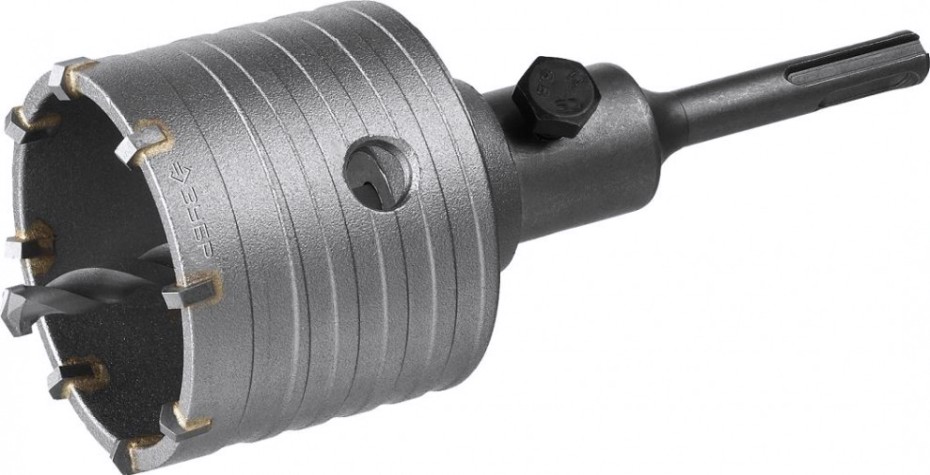 Коронка буровая SDS-plus ЗУБР МАСТЕР по бетону с державкой 50 мм [29211-50]