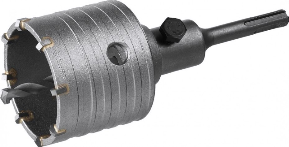 Коронка буровая SDS-plus ЗУБР МАСТЕР по бетону с державкой 73 мм [29211-73]