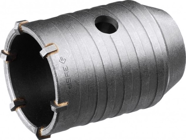 Коронка буровая SDS-plus ЗУБР ПРОФЕССИОНАЛ кольцевая, по бетону, без державки, 50 мм [29180-50]