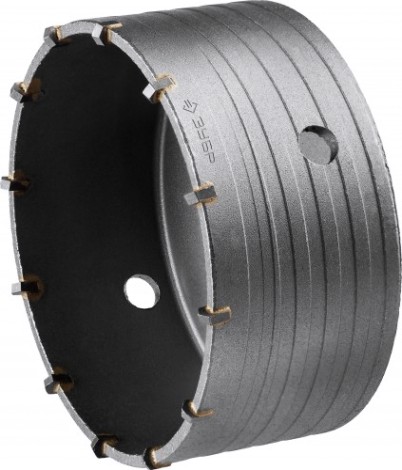 Коронка буровая SDS-plus ЗУБР ПРОФЕССИОНАЛ по бетону без державки, 125 мм, посадка м22 [29180-125]