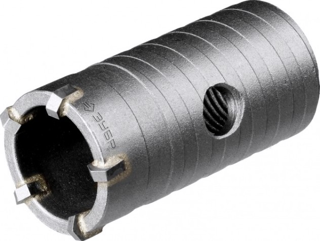 Коронка буровая SDS-plus ЗУБР ПРОФЕССИОНАЛ по бетону без державки, 35 мм, посадка коронки м22 [29180-35]