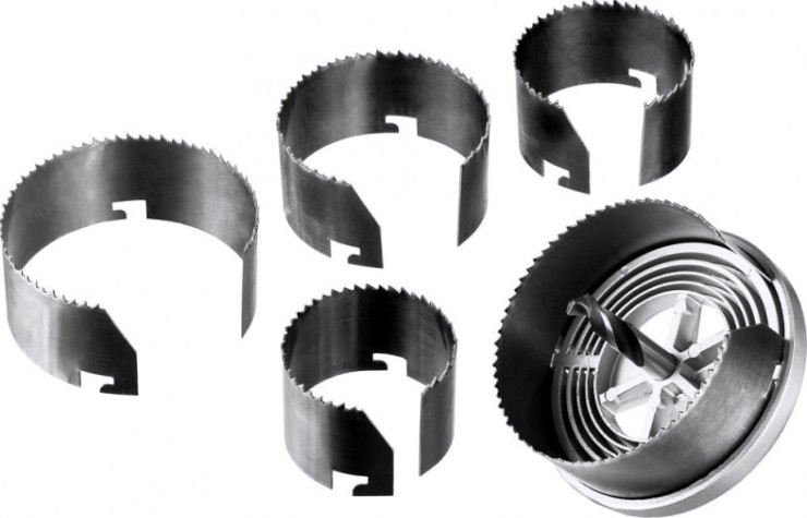 Коронка по дереву ЗУБР ЭКСПЕРТ пила сегментная наборная 5 полотен [29595-H5-32]