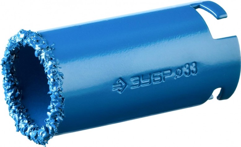 Коронка универсальная ЗУБР ПРОФЕССИОНАЛ c карбид-вольфрамовым нанесением, 33 мм [33350-33_z01]