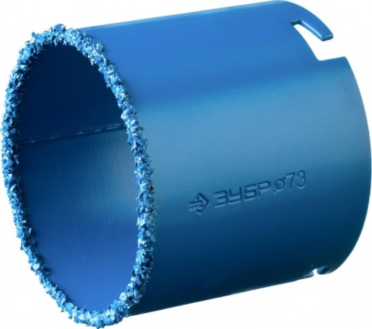 Коронка универсальная ЗУБР ПРОФЕССИОНАЛ c карбид-вольфрамовым нанесением, 73 мм [33350-73_z01]