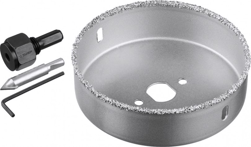 Коронка универсальная ЗУБР ПРОФЕССИОНАЛ c карбид-вольфрамовым нанесением, 76 мм [33360-076_z01]