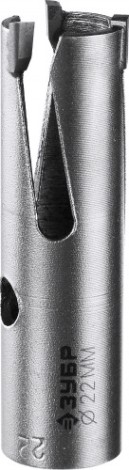 Коронка универсальная ЗУБР ПРОФЕССИОНАЛ проуниверсал 22 мм, с твердосплавными резцами [29514-22]