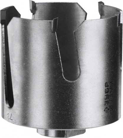 Коронка универсальная ЗУБР ПРОФЕССИОНАЛ проуниверсал 73 мм, с твердосплавными резцами [29514-73]